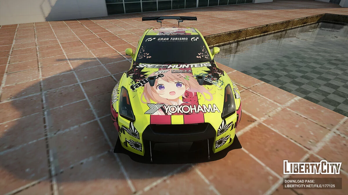 Nissan GT-R R35 Itasha COG LW Performance / جي تي إيه سان أندرياس