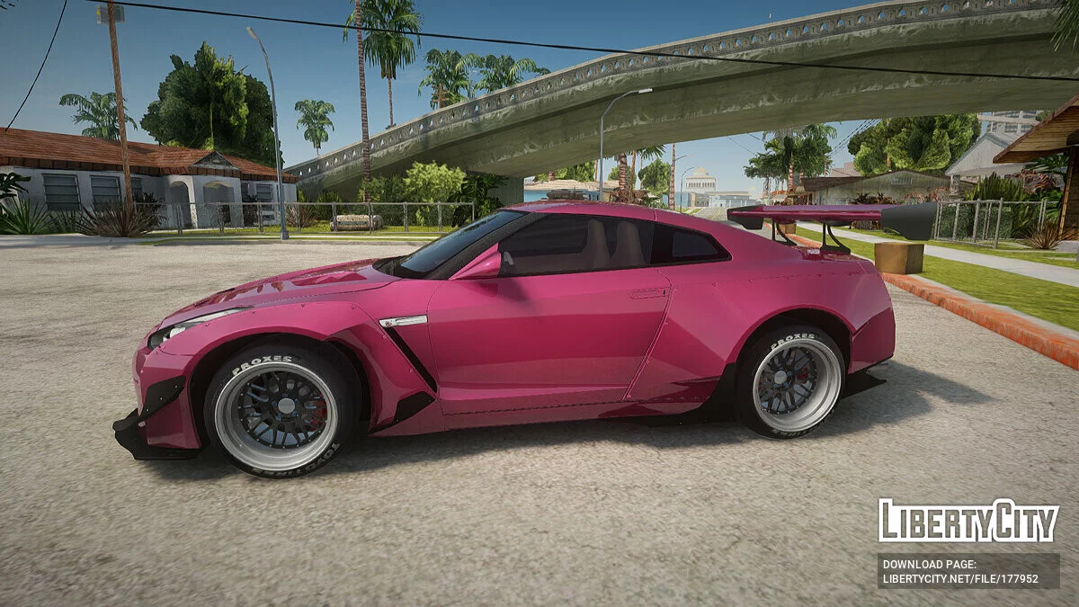 Nissan GT-R R35 Rocket Bunny / GTA San Andreas