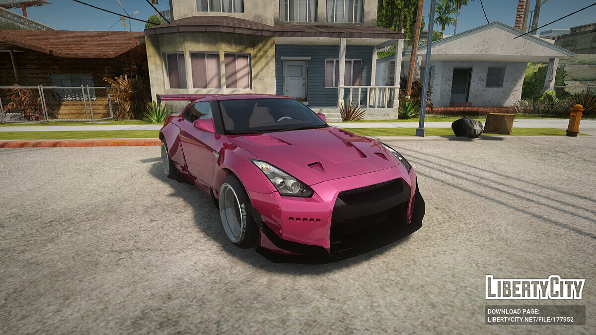 Download Nissan Gt R R Rocket Bunny For Gta San Andreas