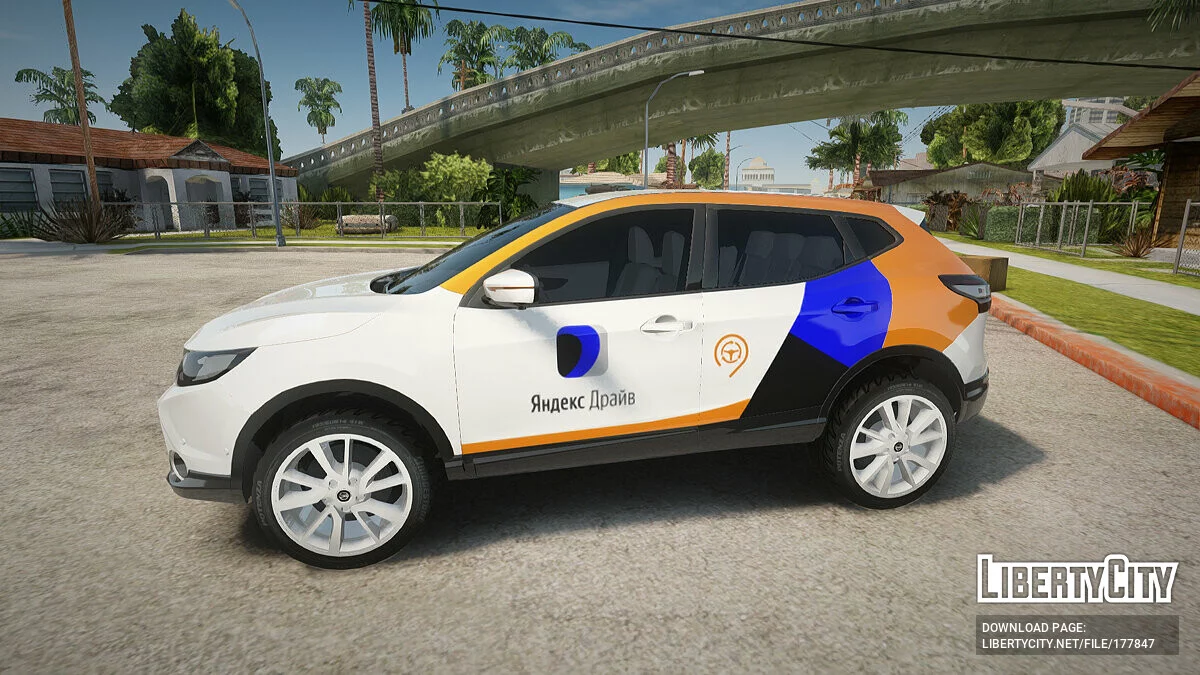 Nissan Qashqai Яндекс.Драйв / GTA San Andreas