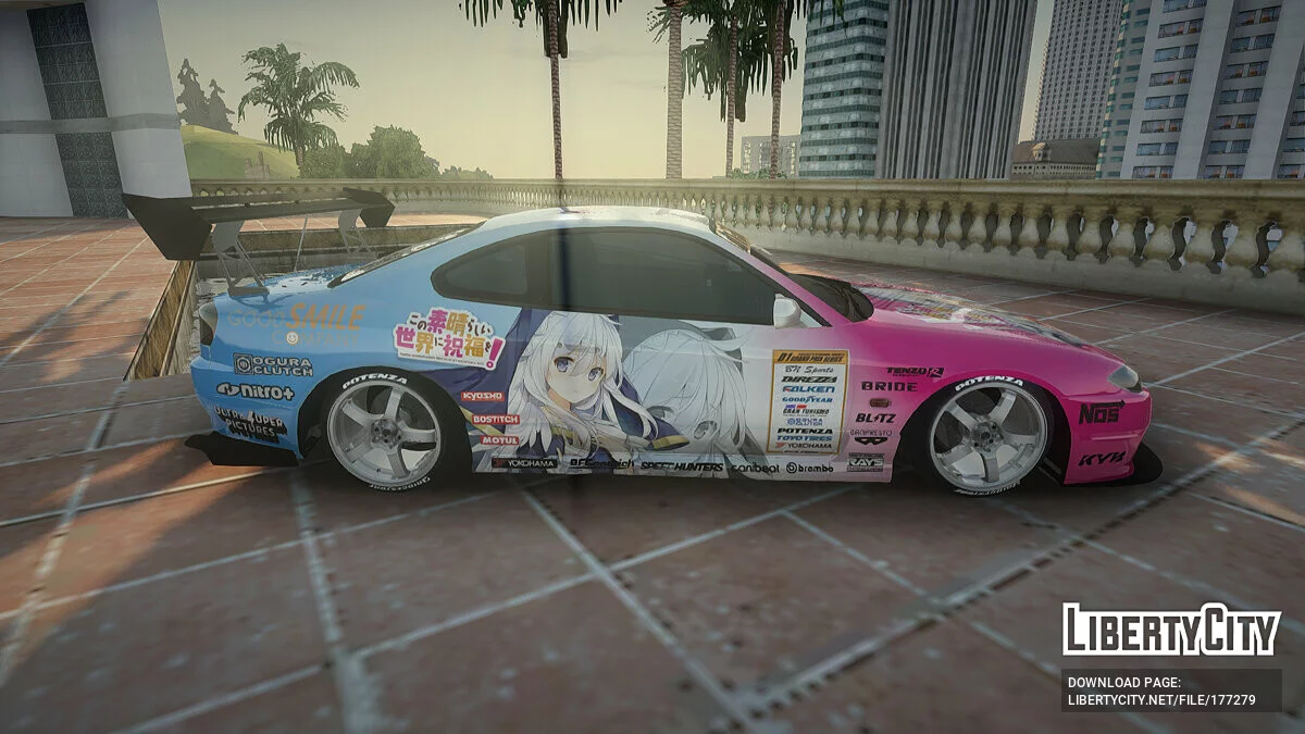 Nissan Silvia S15 Itasha Eris With D1GP / GTA San Andreas