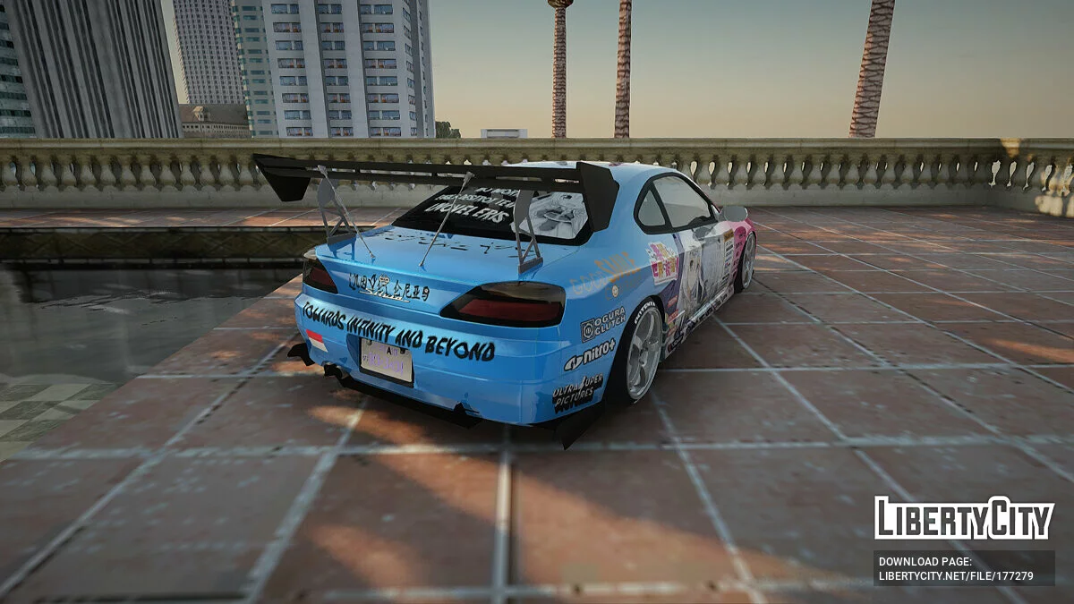 Nissan Silvia S15 Itasha Eris With D1GP / GTA San Andreas