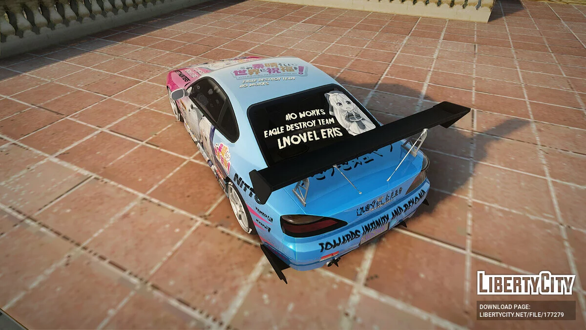 Nissan Silvia S15 Itasha Eris With D1GP / GTA San Andreas