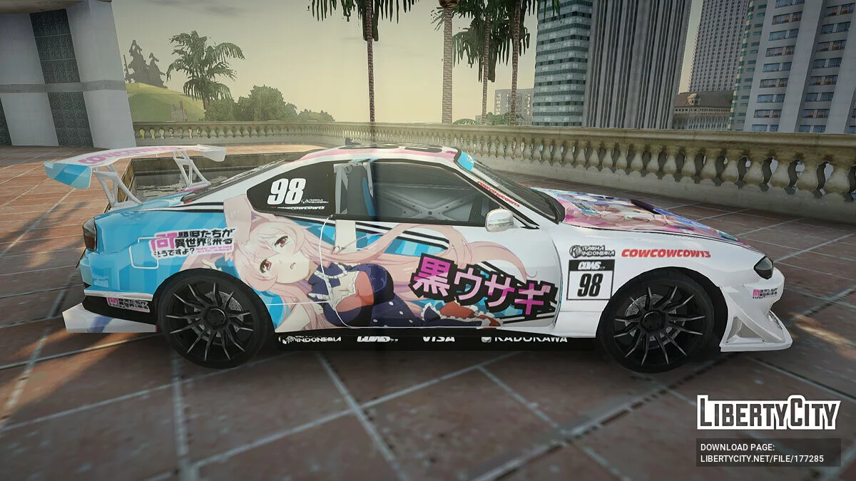 Nissan Silvia S15 Kurousagi Itasha / جي تي إيه سان أندرياس