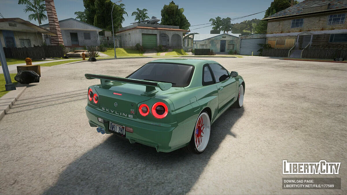 Nissan Skyline GTR V Spec II / GTA San Andreas