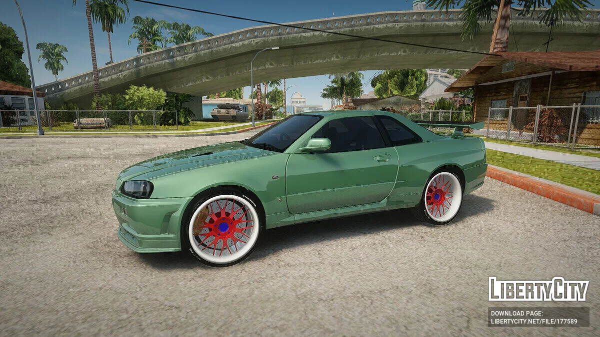 Nissan Skyline GTR V Spec II / GTA San Andreas