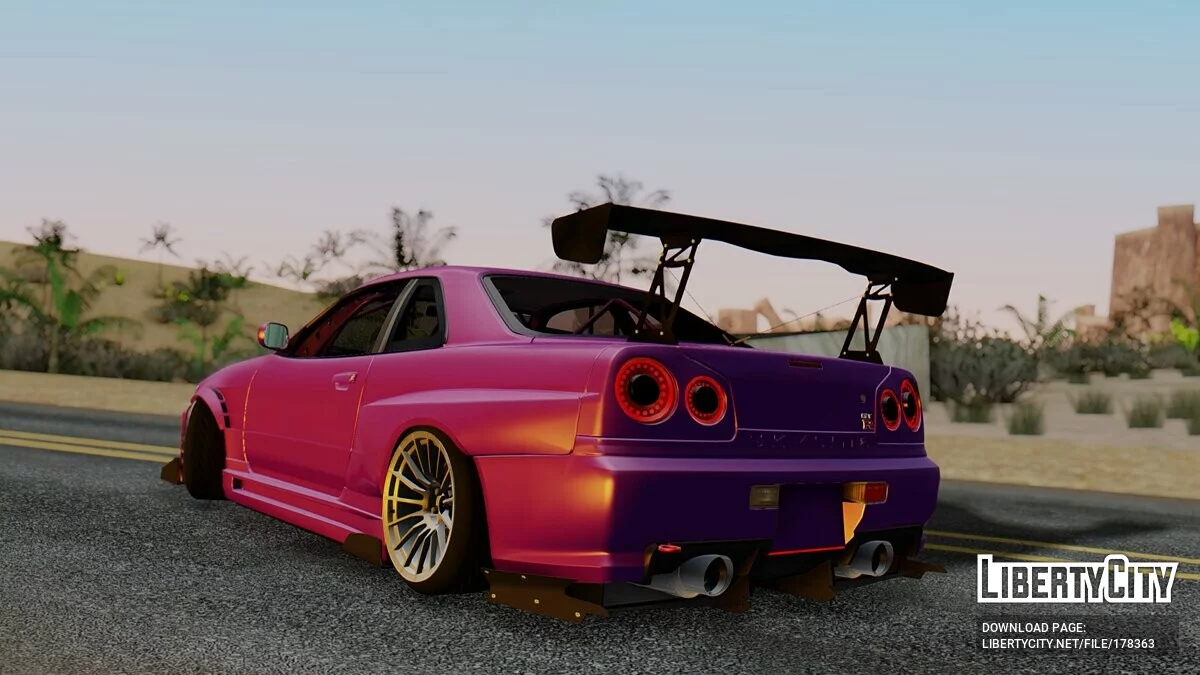 Nissan Skyline R34 / GTA San Andreas