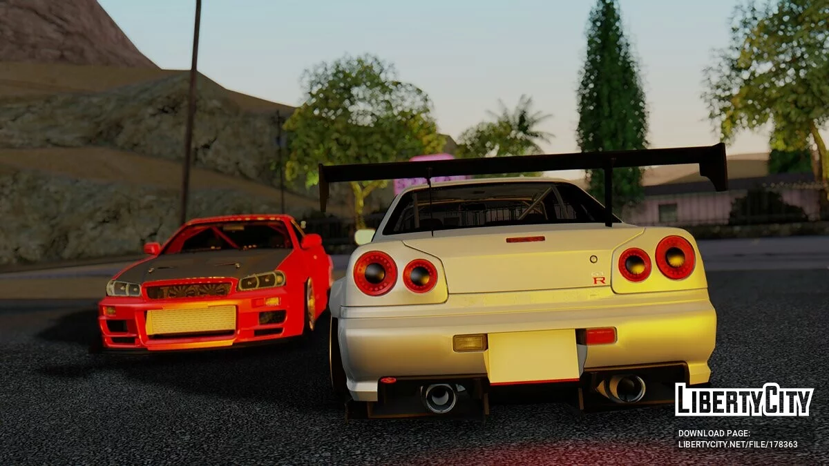 Nissan Skyline R34 / GTA San Andreas