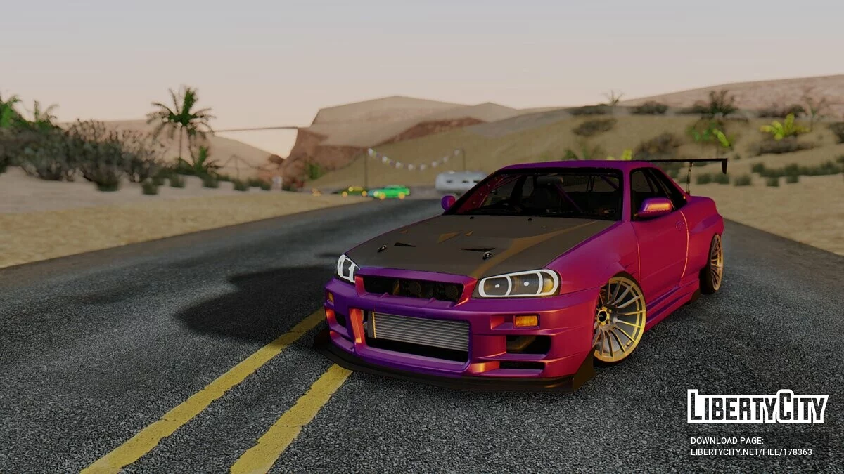 Nissan Skyline R34 / GTA San Andreas