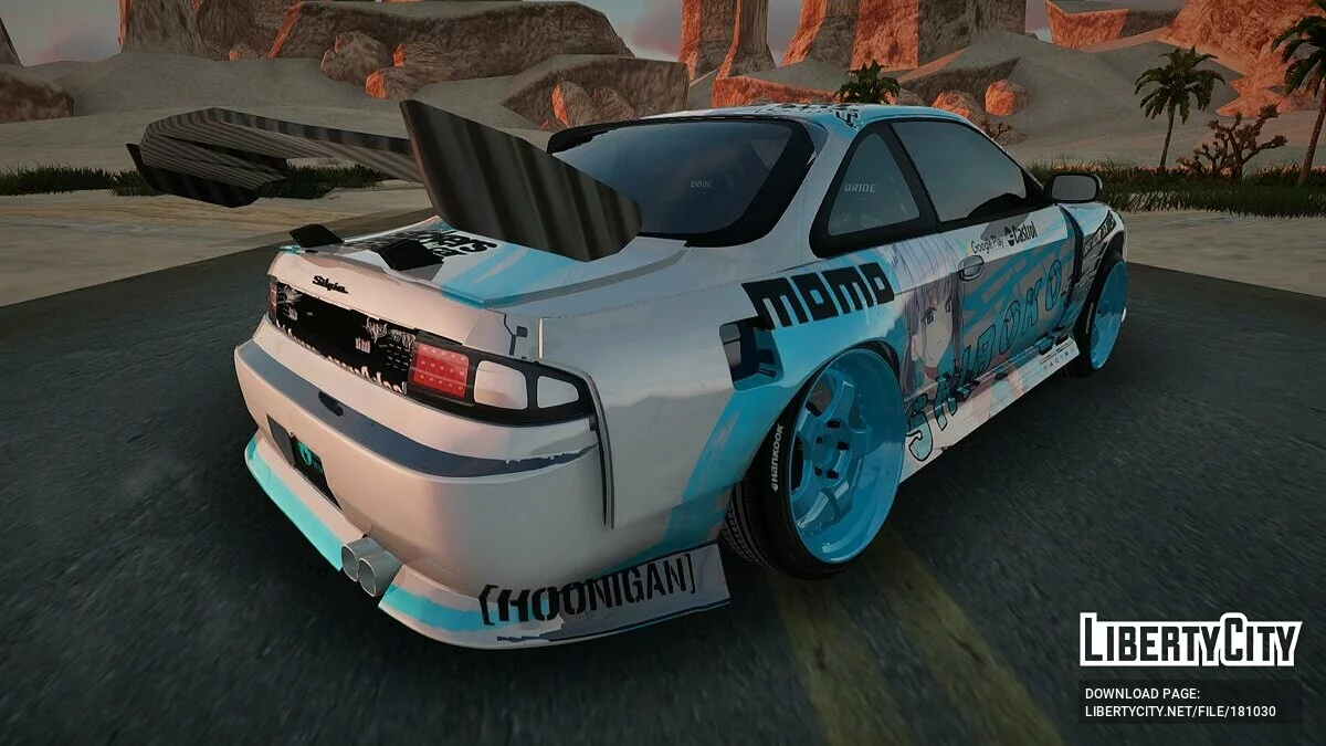 Nissan S14 Itasha Shiroko Musim Panas / GTA San Andreas