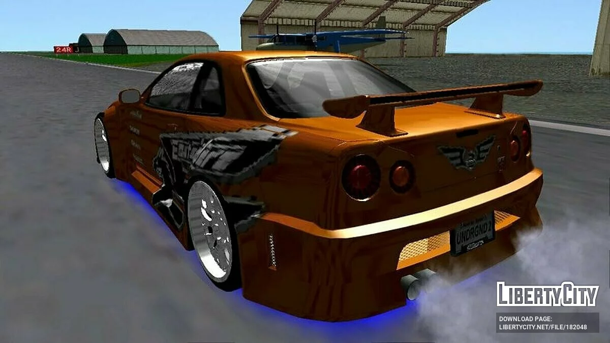 Nissan Skyline Eddie (NFSU2) / GTA San Andreas
