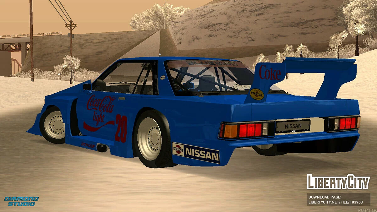 Nissan Bluebird Super Silhouette + CCD / GTA San Andreas