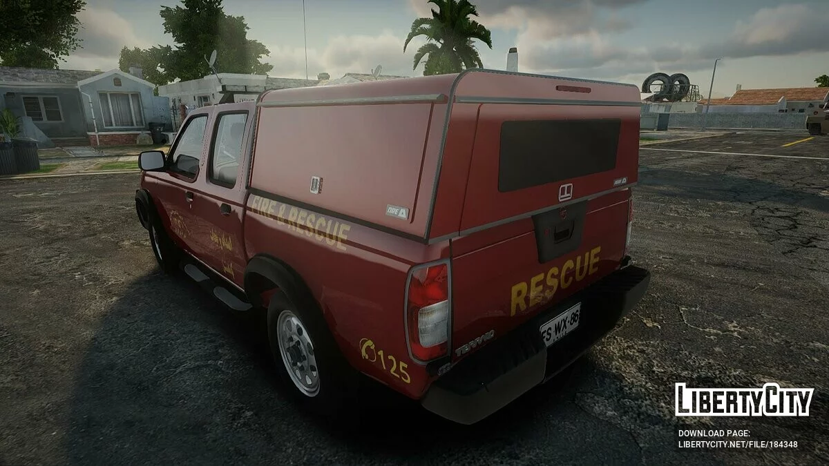Nissan Terrano Fire Department / جي تي إيه سان أندرياس