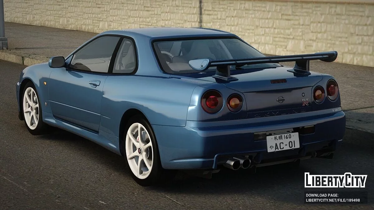 1999 Nissan Skyline GT-R R34 V-Spec / GTA San Andreas