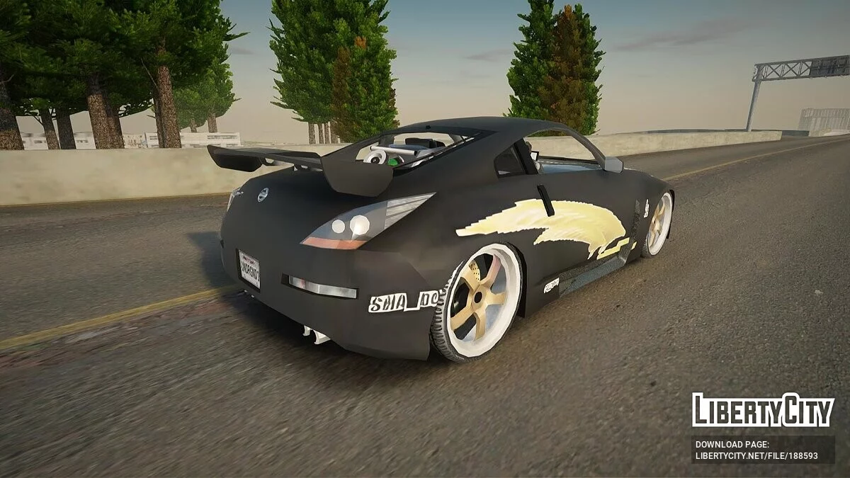 Nissan 350Z (Рейчел) з NFSU2 / GTA San Andreas