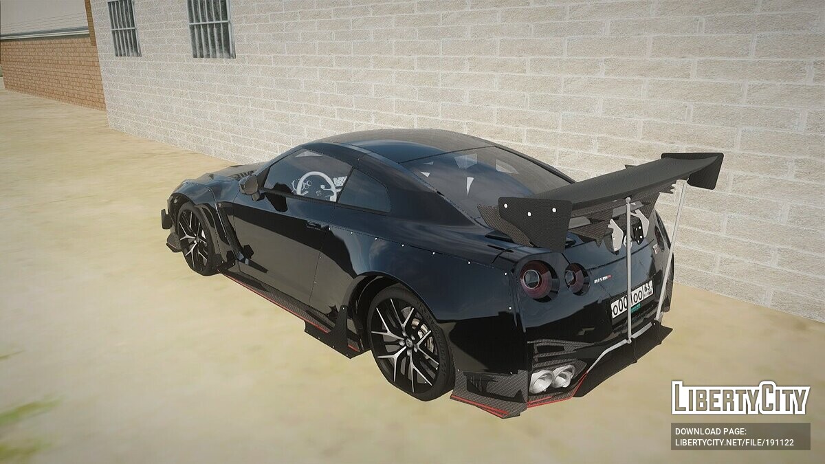 Download Nissan GT-R R35 Supreme X Louis Vuitton for GTA San