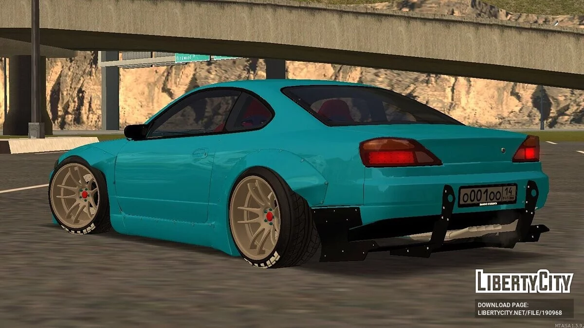 Nissan Silvia S15 Rocket Bunny + CCD / GTA San Andreas