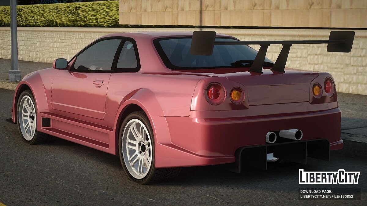 Nissan Skyline GTR 34 РґРЅРёС‰Рµ