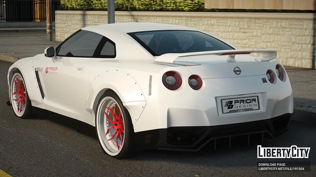 Prior Design Nissan GTR R35 (إصدار الهيكل العريض) / جي تي إيه سان أندرياس