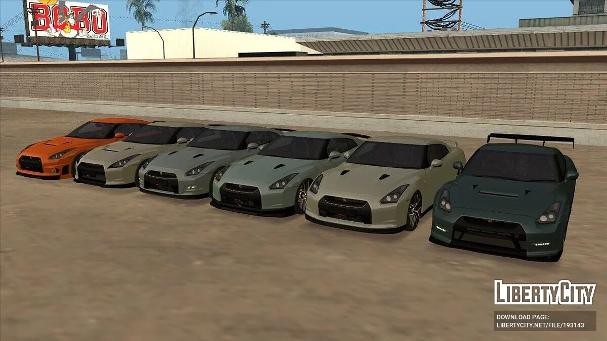 Nissan GT-R35 + CCD / GTA San Andreas