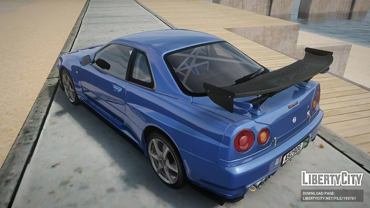 نيسان سكايلاين GTR R34 / جي تي إيه سان أندرياس