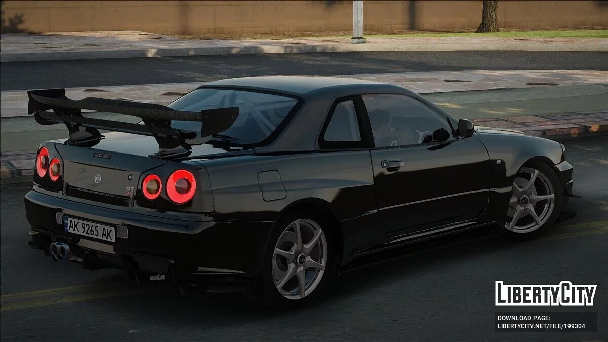 Nissan Skyline GT-R 34 / GTA San Andreas