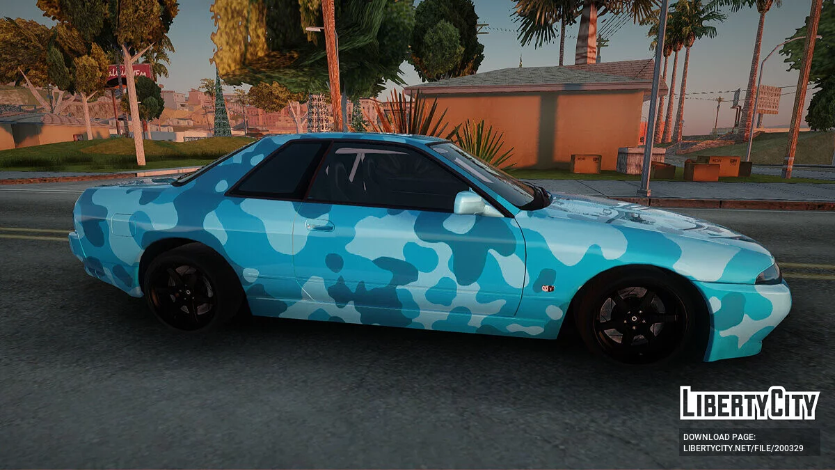 Nissan Skyline R32 Camo Drift / GTA San Andreas