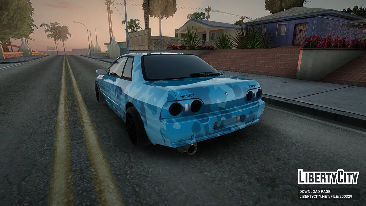Nissan Skyline R32 Camo Drift / GTA San Andreas