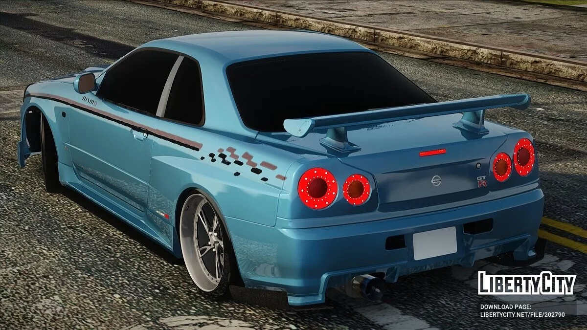Nissan R34 / GTA San Andreas