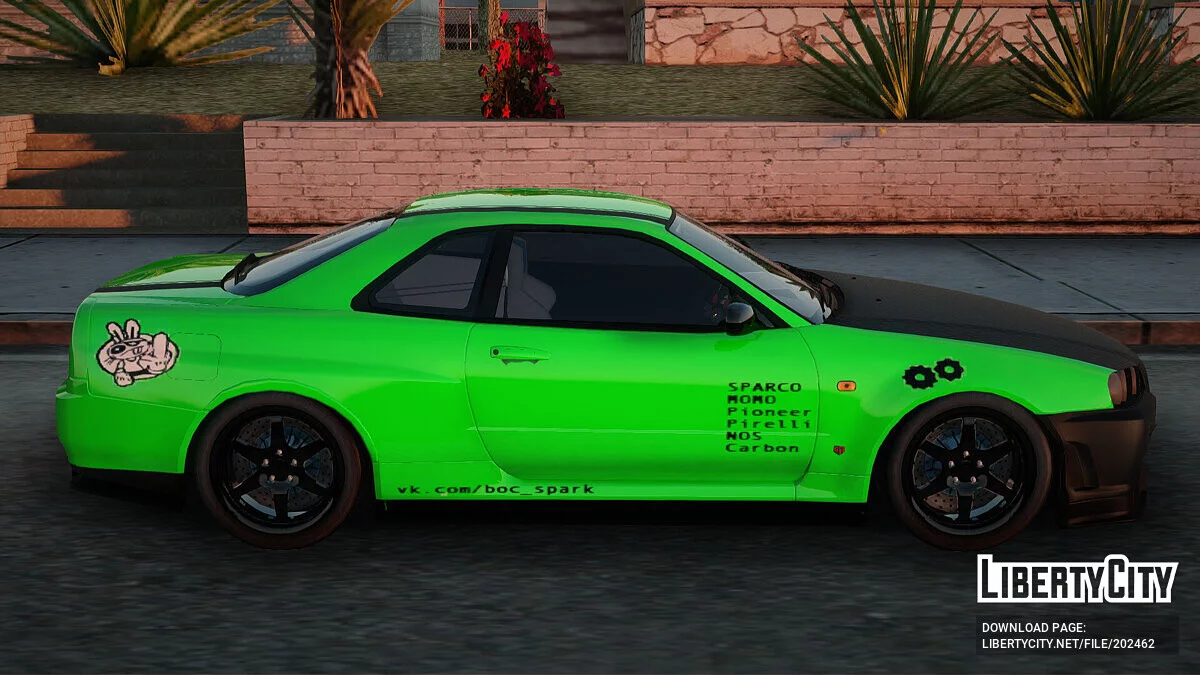 Nissan Skyline GT-R 34 / GTA San Andreas