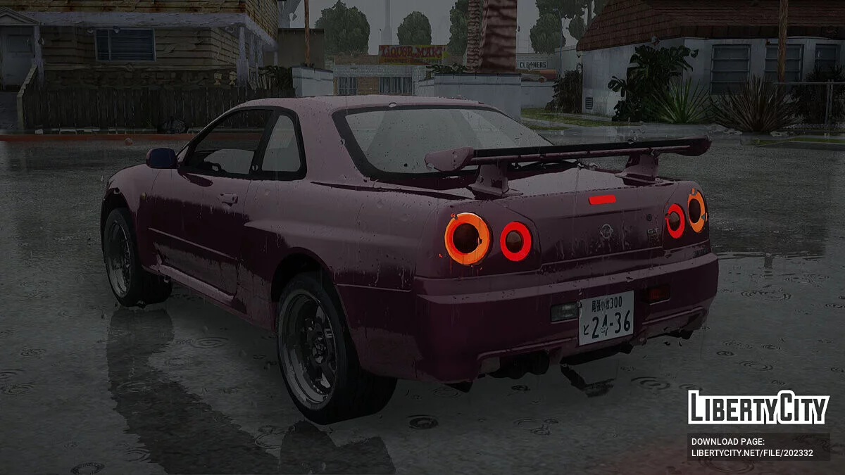 نيسان سكايلاين GT-R V-Spec (BNR34) / جي تي إيه سان أندرياس