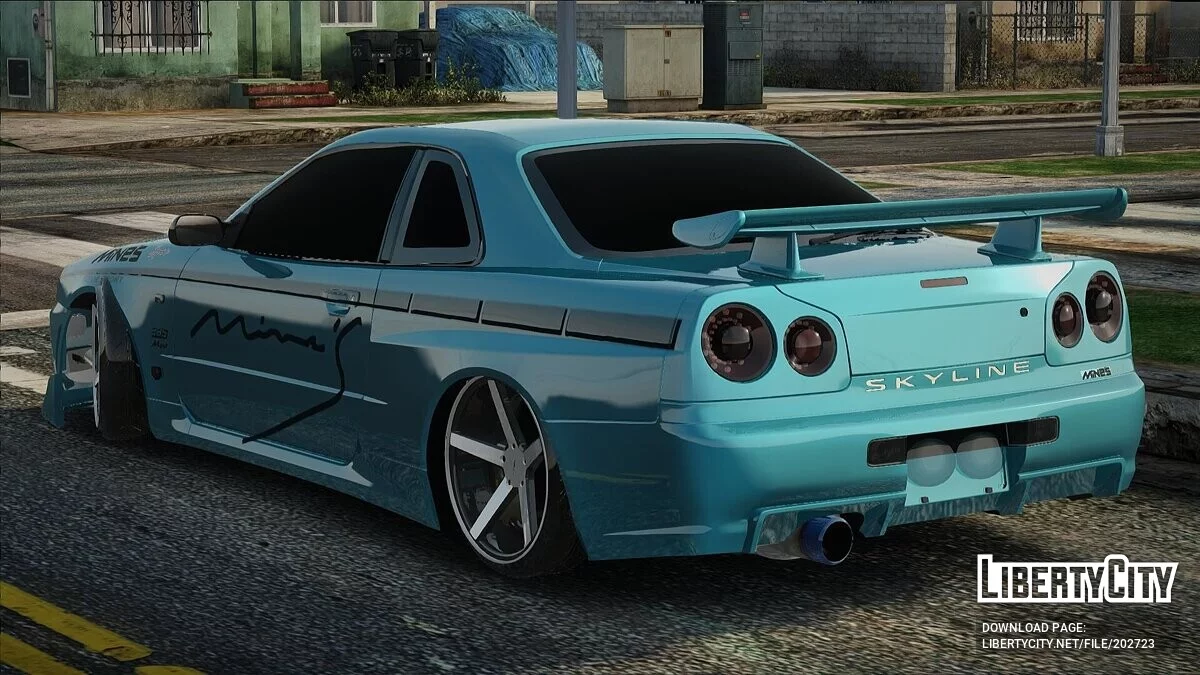 日产 Skyline R34 / GTA San Andreas