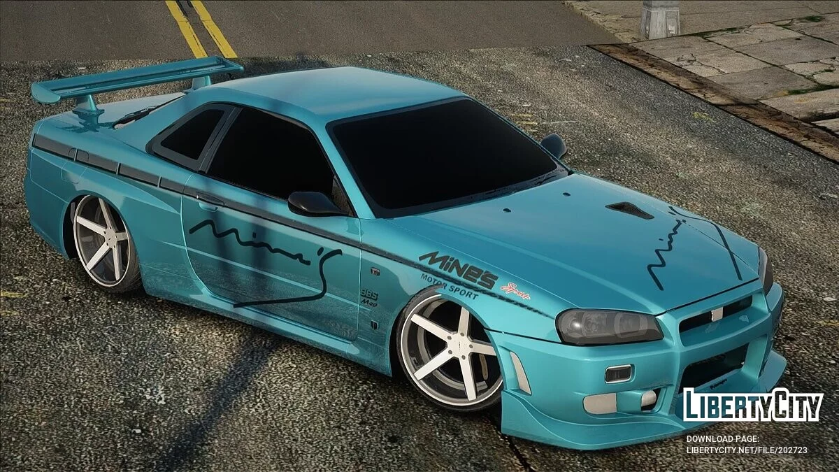 日产 Skyline R34 / GTA San Andreas