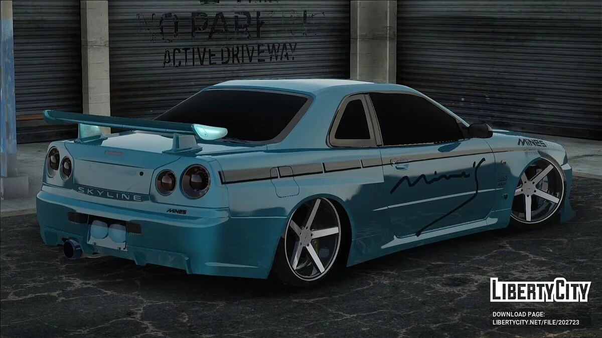 日产 Skyline R34 / GTA San Andreas