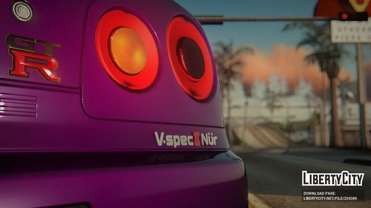 Nissan GT-R 34 V-Spec II Nür '99 Reworked / GTA San Andreas
