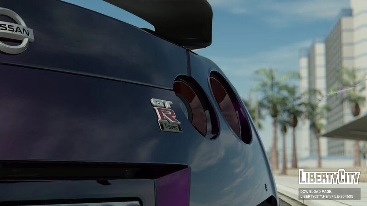 Nissan GT-R 35 T-Spec 2021 Reworked / جي تي إيه سان أندرياس