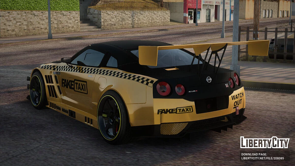 Nissan GT-R Fake Taxi / GTA San Andreas