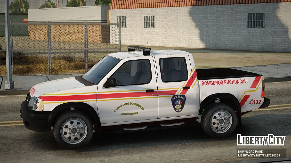 Nissan Terrano Bomberos Puchuncavi / GTA San Andreas