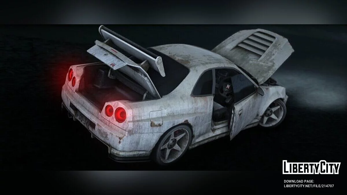 Nissan Skyline R34 Rust / جي تي إيه سان أندرياس