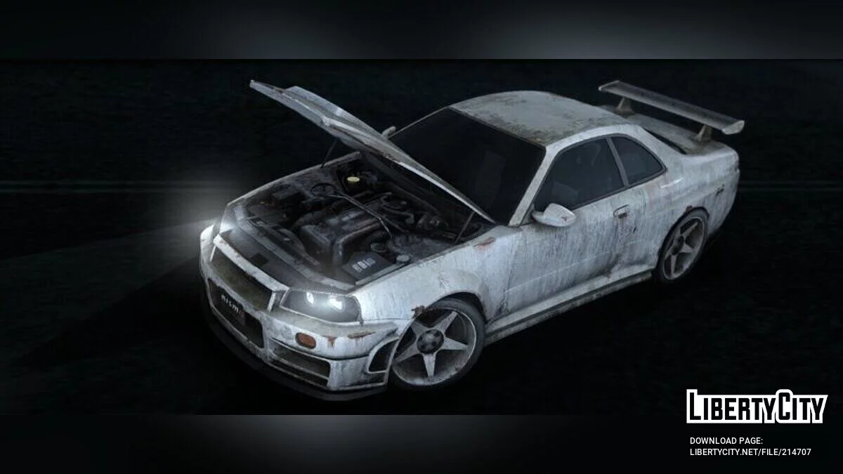 Nissan Skyline R34 Rust / جي تي إيه سان أندرياس