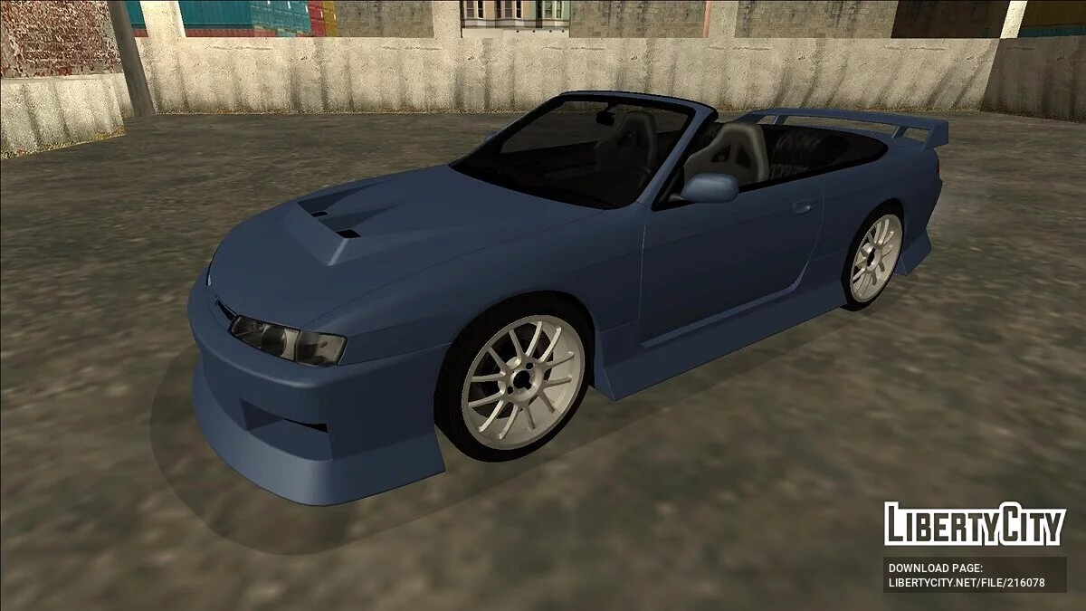 Nissan Silvia S14 Convertible Custom / GTA San Andreas