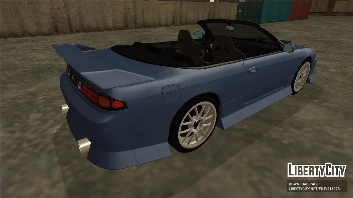 Nissan Silvia S14 Convertible Custom / GTA San Andreas