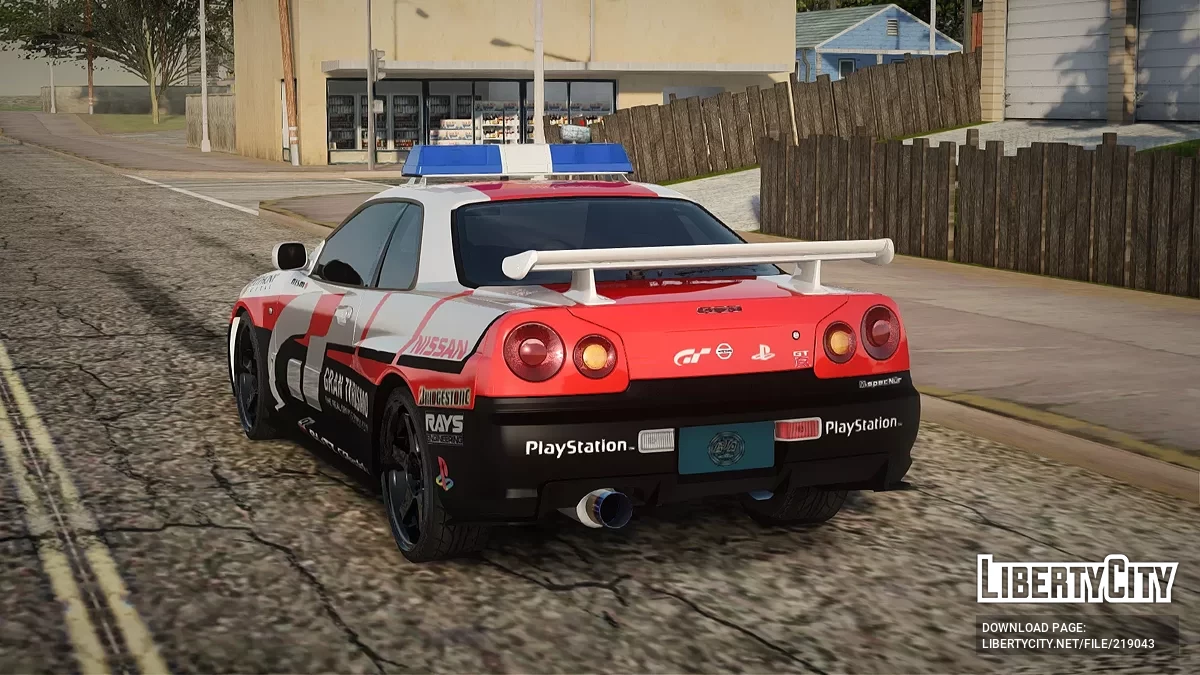 Nissan Skyline BNR34 GT4 Pace Car / GTA San Andreas