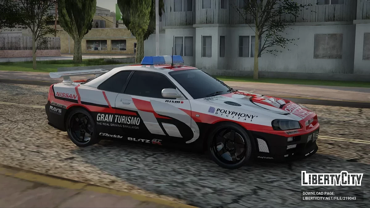 Nissan Skyline BNR34 GT4 Pace Car / GTA San Andreas