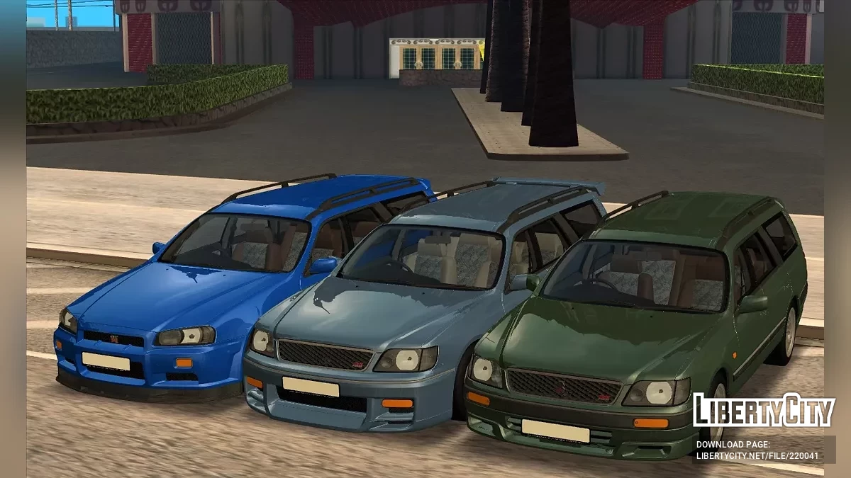 Nissan Stagea RS (Stock / RS Four / GTR) / GTA San Andreas