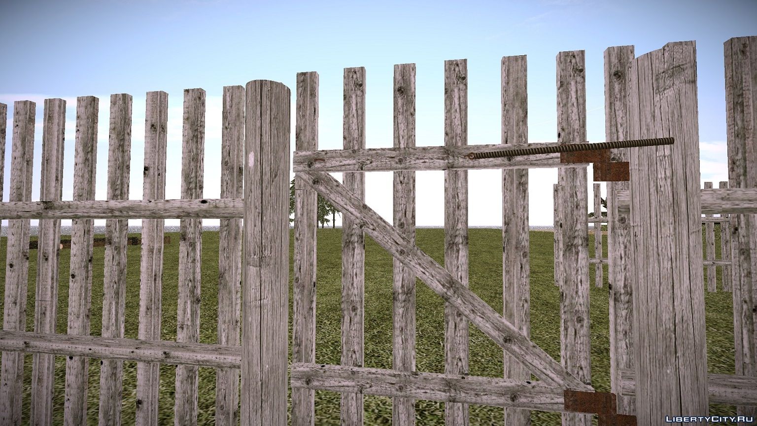 высокий деревянный забор раст фото 34