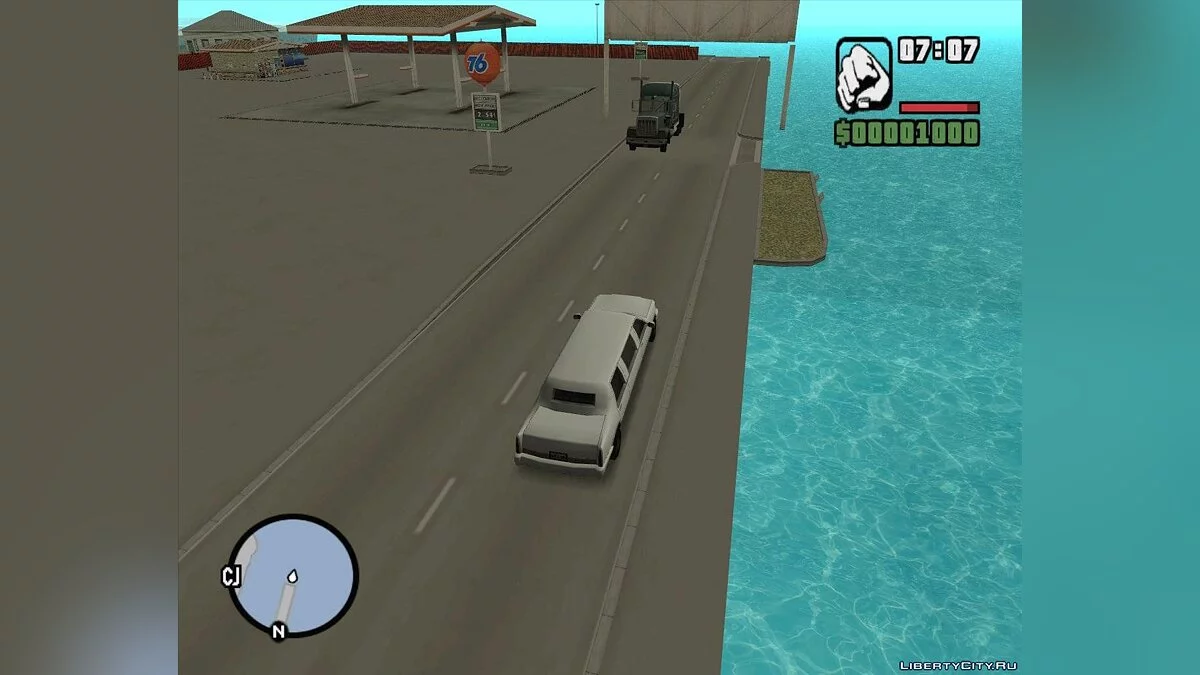 Gas Station from the Game Long Haul Truckers 3 / GTA San Andreas