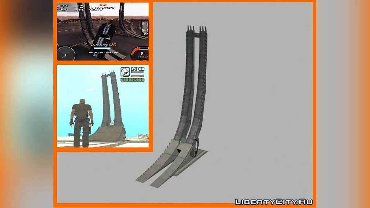 Ramp from Crashday-demo / GTA San Andreas