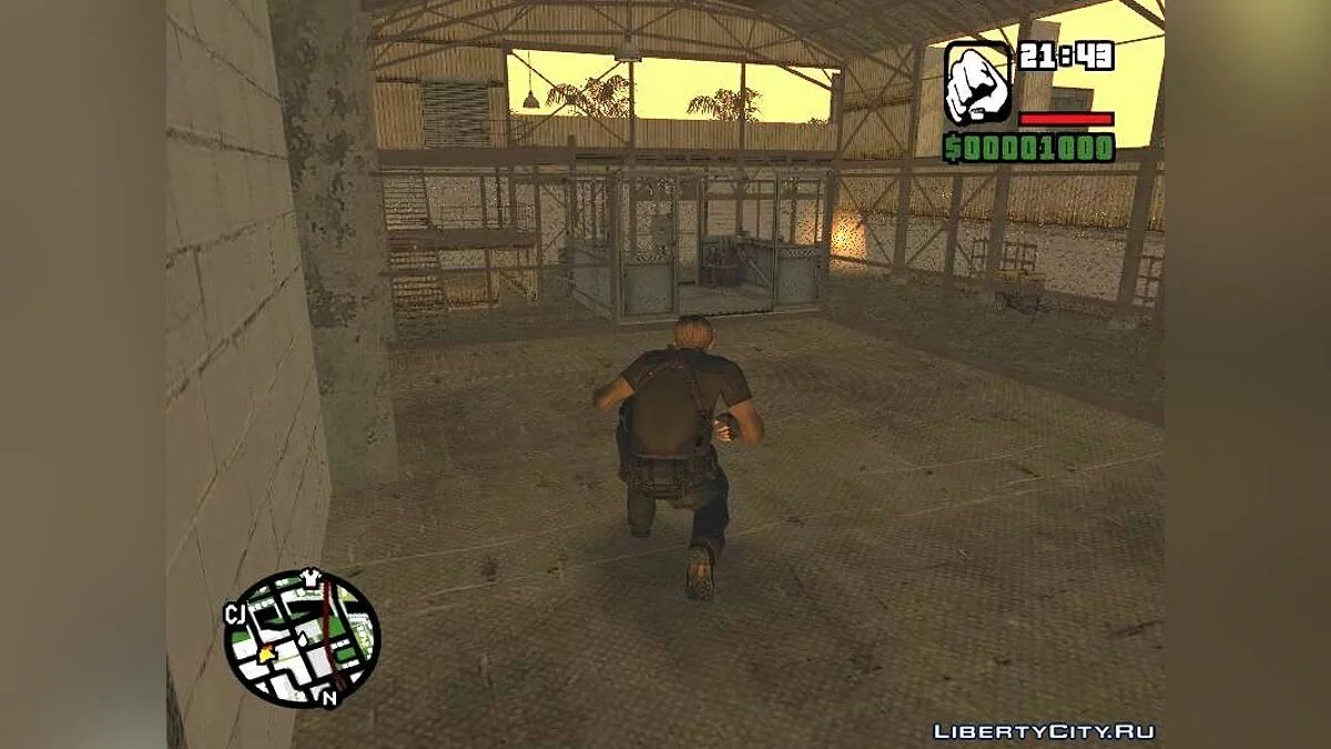 Гараж для вертольотів з HL2Ep2 / GTA San Andreas