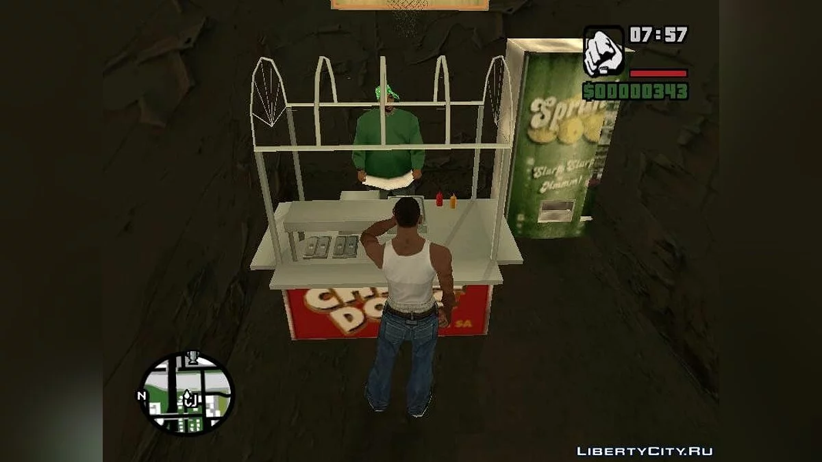Access to the Gang's Garage (Version 1) / GTA San Andreas
